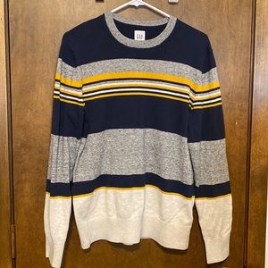 GAP cotton knit sweater. Size US small (S). Would fit a medium also.